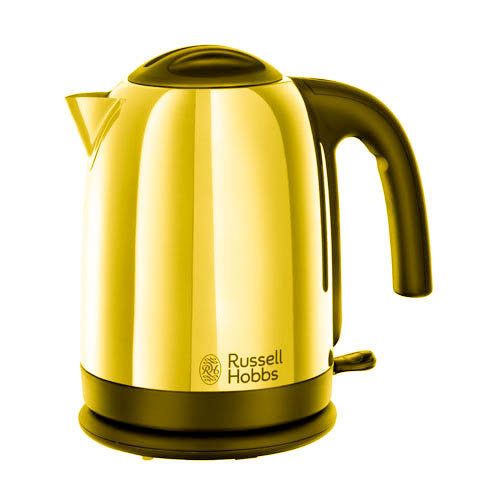 LUXURY 24K Gold Plated Russel Hobbs Oxford Electric Kettle - 1.7L 20091